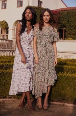 Flutter Sleeve Asymmetrical Floral Maxi Dress 39 Flutter Sleeve Asymmetrical Floral Maxi Dress -Astr The Label Shop 22 01 26 LOOK 26 0059 6bb60124 312f 48c5 8eed d711dc8840d3