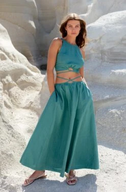Divine Tie Waist Maxi Skirt -Astr The Label Shop A58A4297