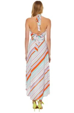 Illusion Maxi Dress 9 Illusion Maxi Dress -Astr The Label Shop ACDR100107 POP ORANGE STRIPE 03