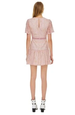 Muse Lace Dress -Astr The Label Shop ACDR100109 ICY PINK 03