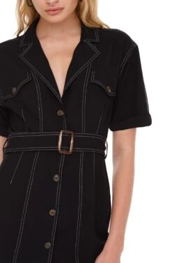 Freehand Mini Dress -Astr The Label Shop ACDR100113 BLACK 04 83eb3bc2 8efc 4eca b78d 4061708cbeca