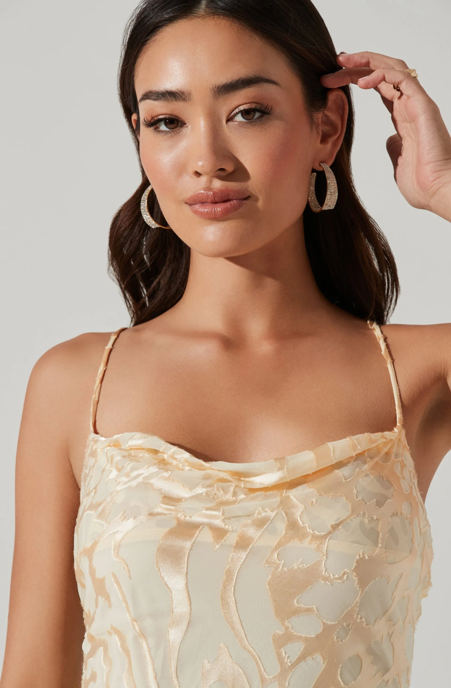 Gaia Burnout Floral Midi Dress 5 Gaia Burnout Floral Midi Dress - Image 3