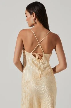 Gaia Burnout Floral Midi Dress 12 Gaia Burnout Floral Midi Dress -Astr The Label Shop ACDR100133F CREAMFLORALBURNOUT 6