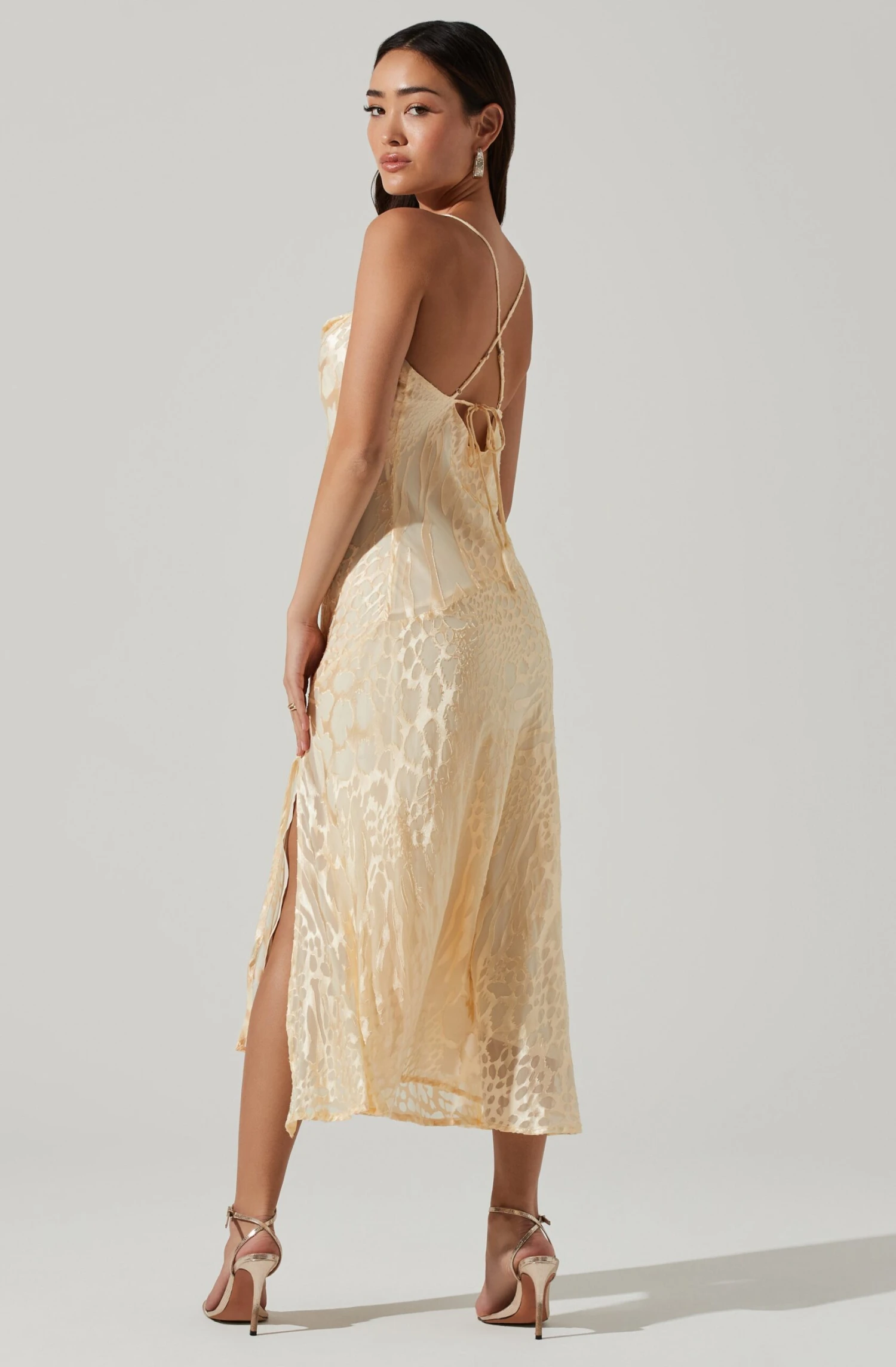 Gaia Burnout Floral Midi Dress 8 Gaia Burnout Floral Midi Dress - Image 6