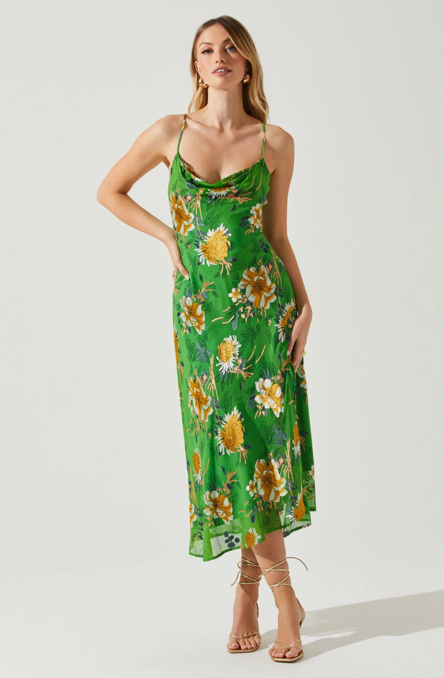 Gaia Floral Burnout Midi Dress 5 Gaia Floral Burnout Midi Dress - Image 3