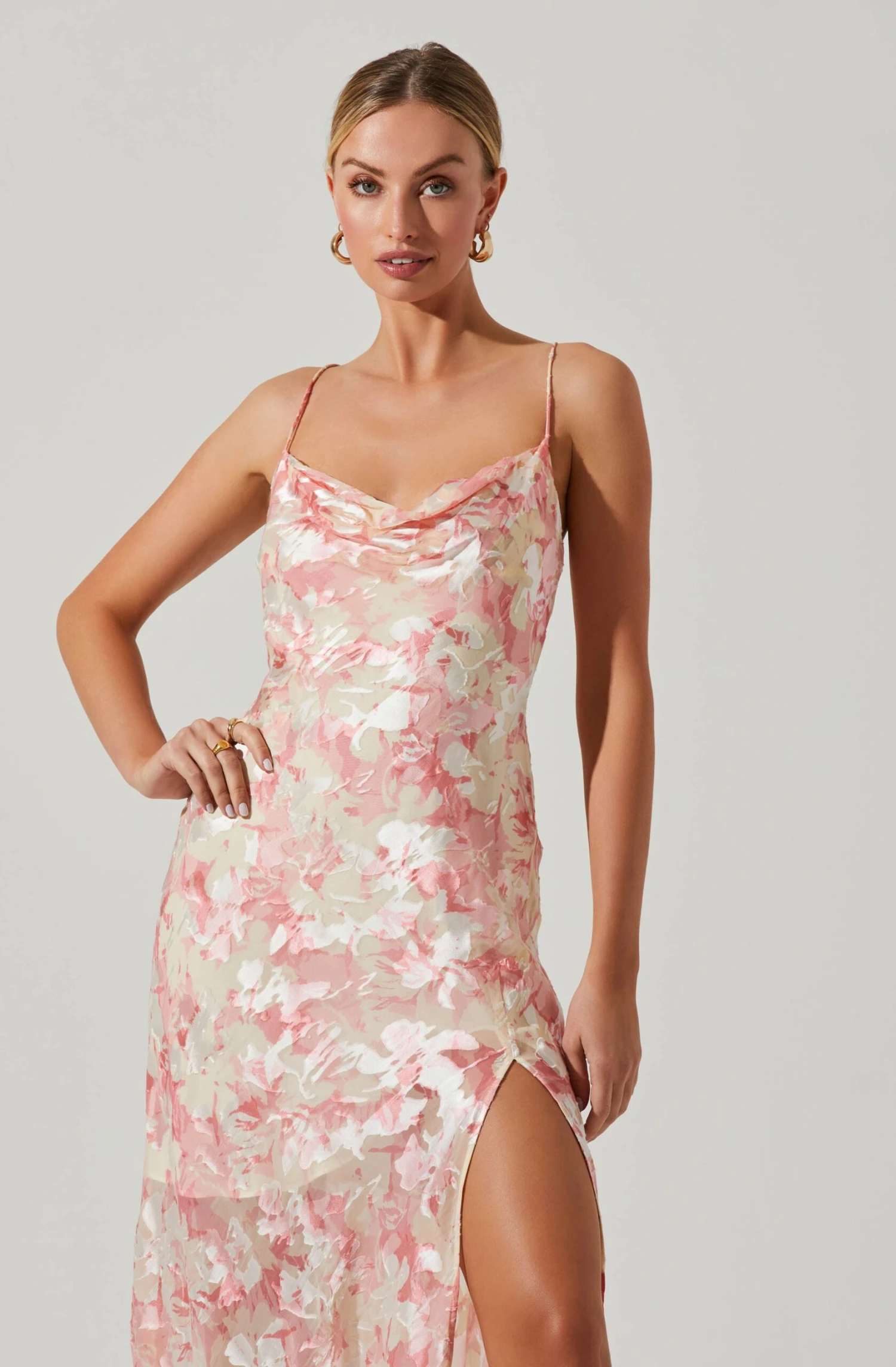 Gaia Floral Burnout Midi Dress 10 Gaia Floral Burnout Midi Dress - Image 8