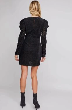 Stroke Of Midnight Wrap Dress 9 Stroke Of Midnight Wrap Dress -Astr The Label Shop ACDR100401 STARRY NIGHT 3A