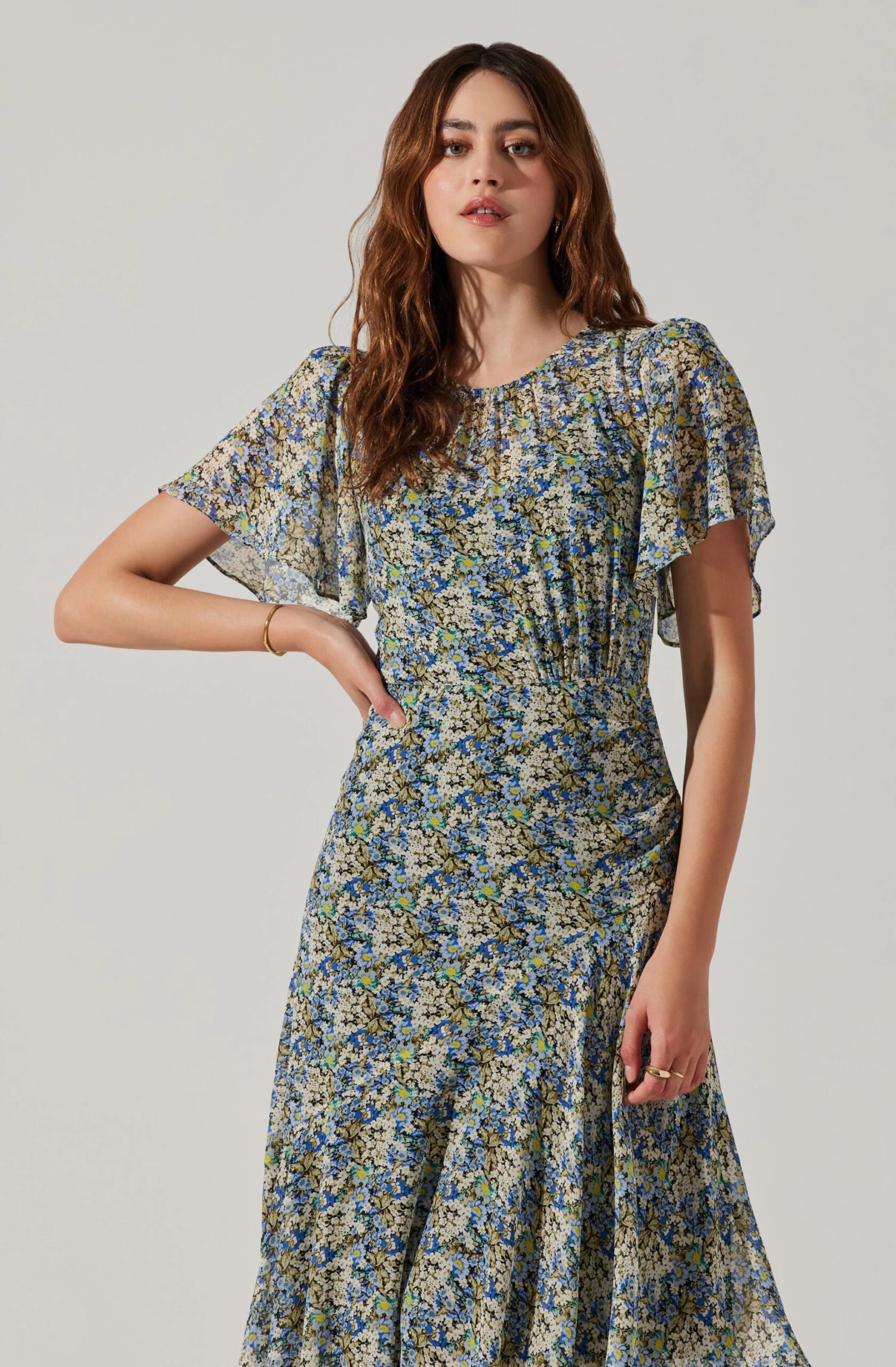 Mirella Floral Midi Dress 10 Mirella Floral Midi Dress - Image 8