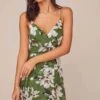 Lyric Floral Maxi Dress 1 Lyric Floral Maxi Dress -Astr The Label Shop ACDR100443C EMERALD MULTI FLORAL 2