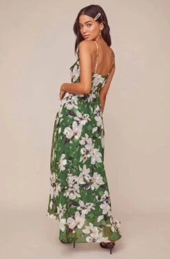 Lyric Floral Maxi Dress 10 Lyric Floral Maxi Dress -Astr The Label Shop ACDR100443C EMERALD MULTI FLORAL 3