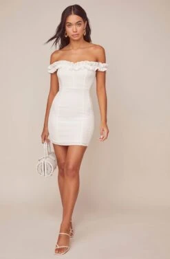 Renata Off Shoulder Dress 25 Renata Off Shoulder Dress -Astr The Label Shop ACDR100525 WHITE 4 d695664e c64c 46da a2b0 8ed79058d54e