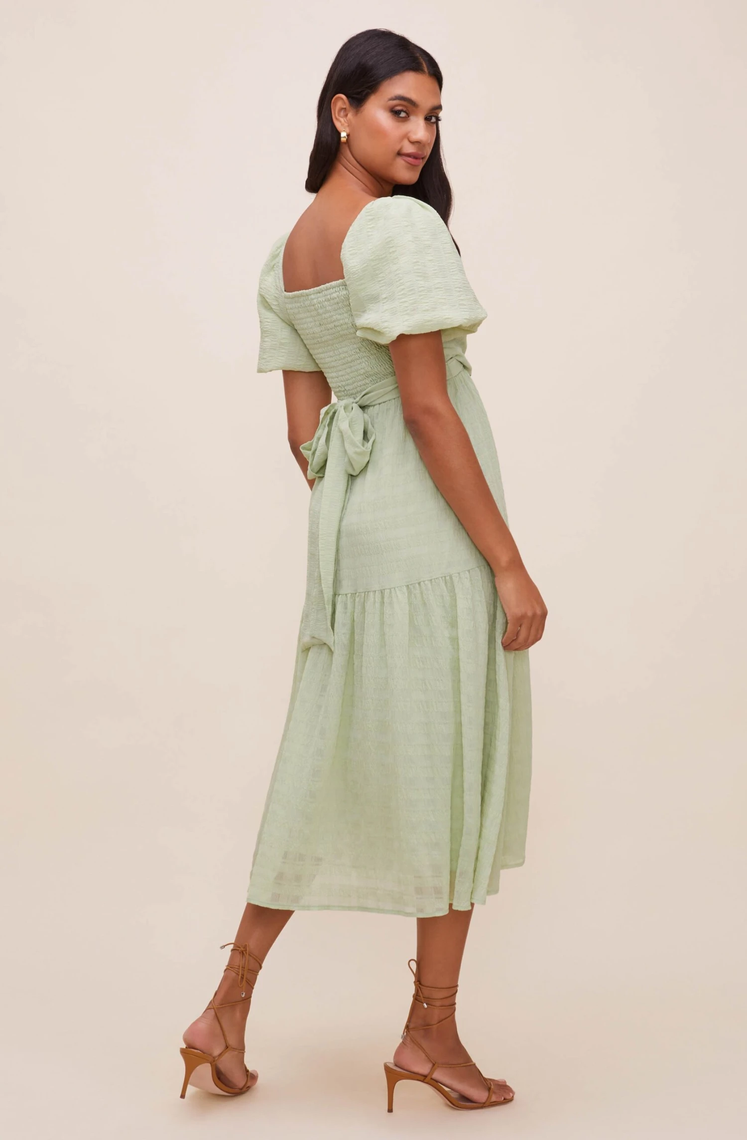 Sonnet Puff Sleeve Midi Dress 5 Sonnet Puff Sleeve Midi Dress - Image 3