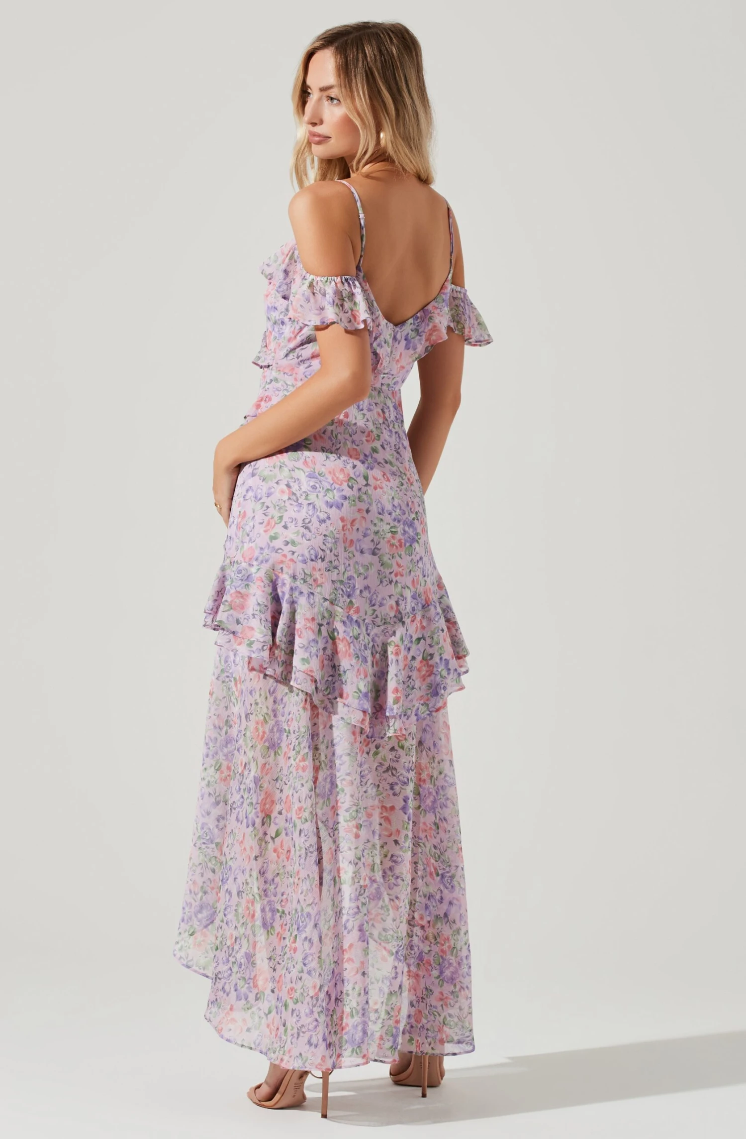 Pemberley Floral High Low Dress 8 Pemberley Floral High Low Dress - Image 6