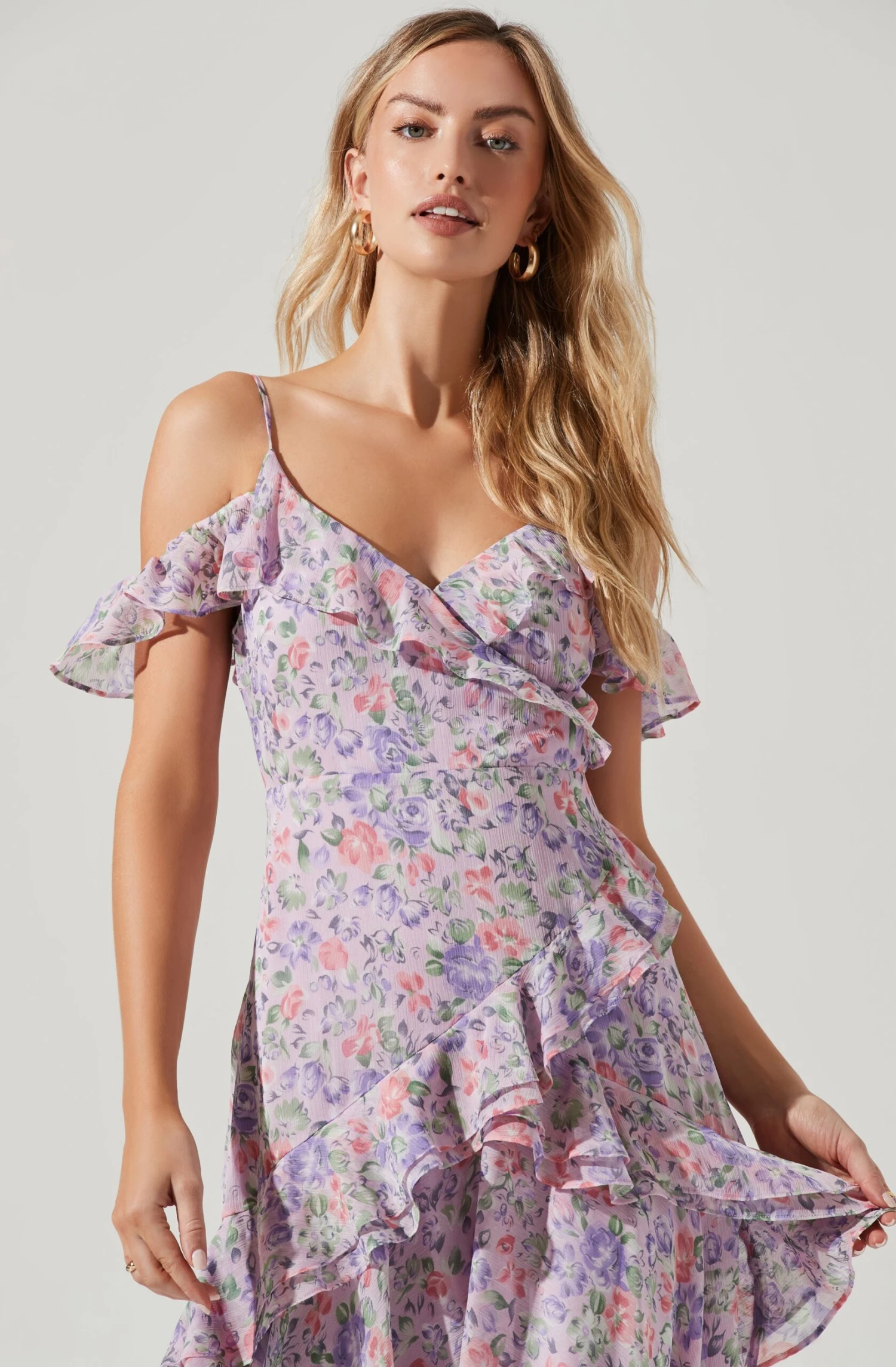 Pemberley Floral High Low Dress 4 Pemberley Floral High Low Dress - Image 2