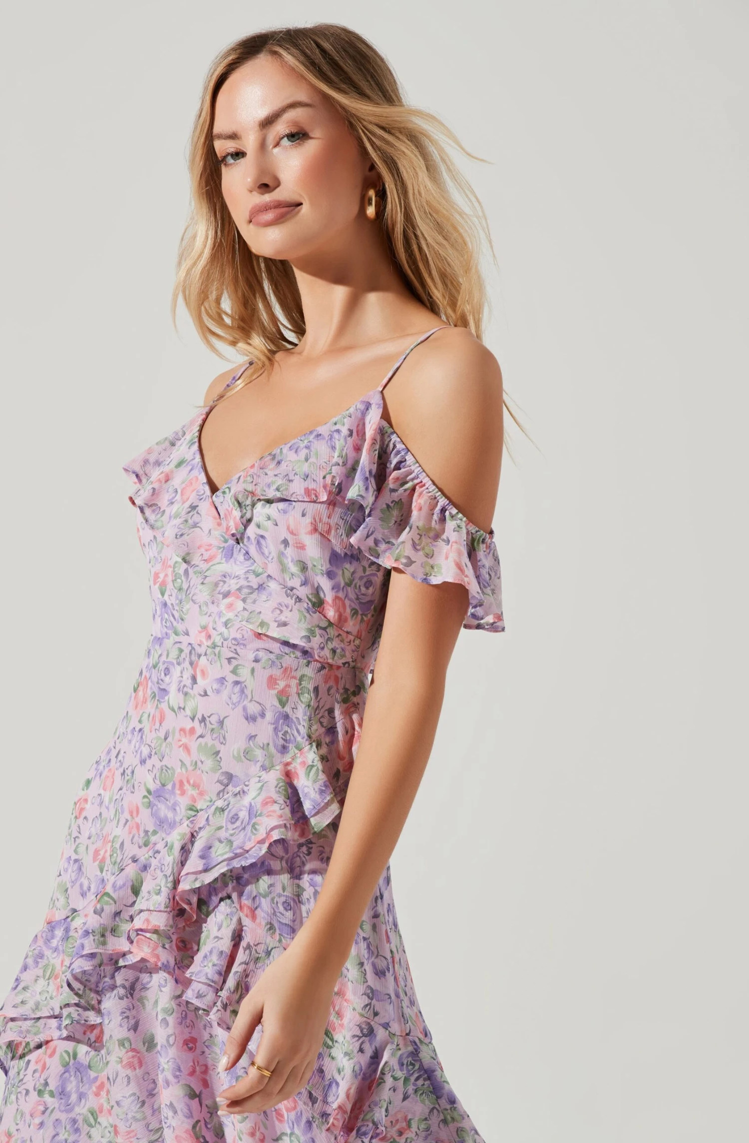 Pemberley Floral High Low Dress 6 Pemberley Floral High Low Dress - Image 4