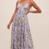 Lizbeth Floral Maxi Dress 2 Lizbeth Floral Maxi Dress -Astr The Label Shop ACDR100854R004 PURPLELEMONFLORAL 2