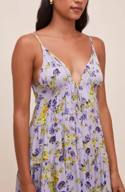 Lizbeth Floral Maxi Dress 13 Lizbeth Floral Maxi Dress -Astr The Label Shop ACDR100854R004 PURPLELEMONFLORAL 5