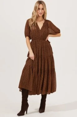 Garden State Tiered Floral Midi Dress