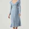 Lainie Long Sleeve Cutout Midi Dress