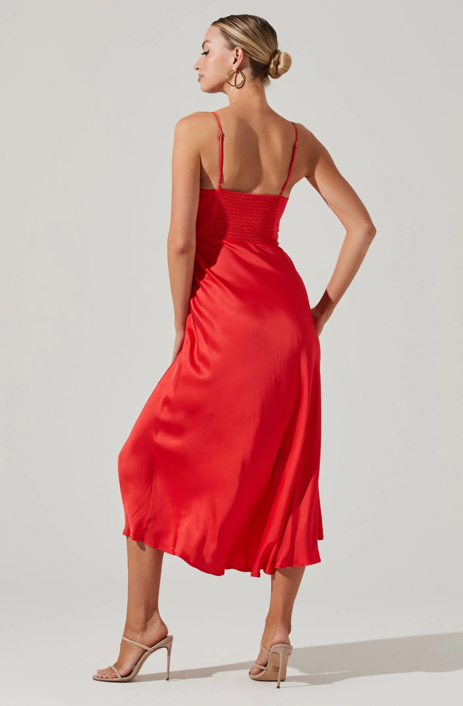 Farida Satin Cutout Midi Dress 7 Farida Satin Cutout Midi Dress - Image 5