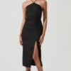 Holloway Halter Midi Dress 2 Holloway Halter Midi Dress -Astr The Label Shop ACDR101201 BLACK 0506