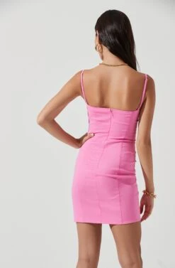 Malory Bustier Bodycon Mini Dress -Astr The Label Shop ACDR101210 BUBBLEGUMPINK 0461