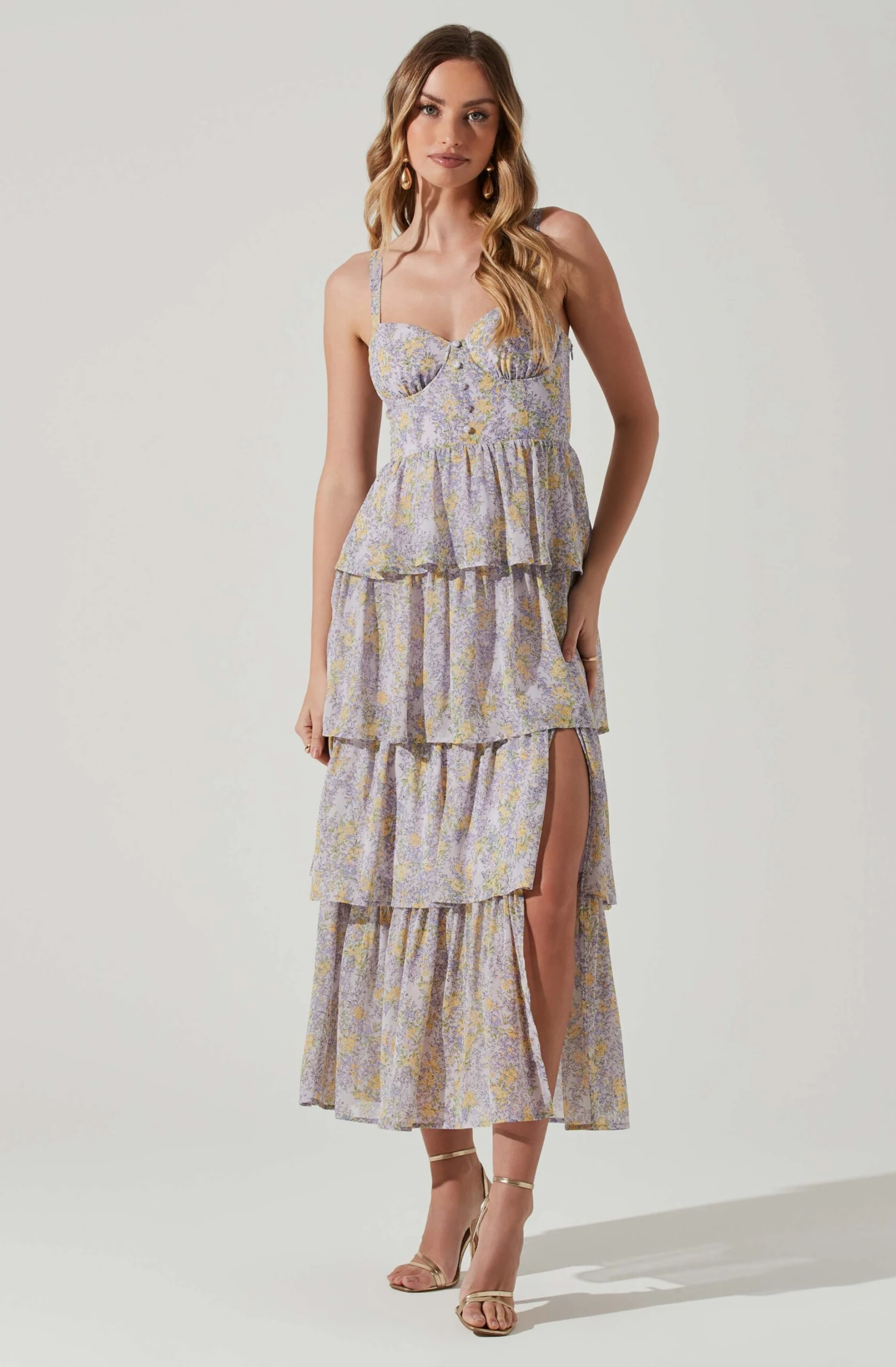 Midsummer Floral Tiered Maxi Dress 11 Midsummer Floral Tiered Maxi Dress - Image 9