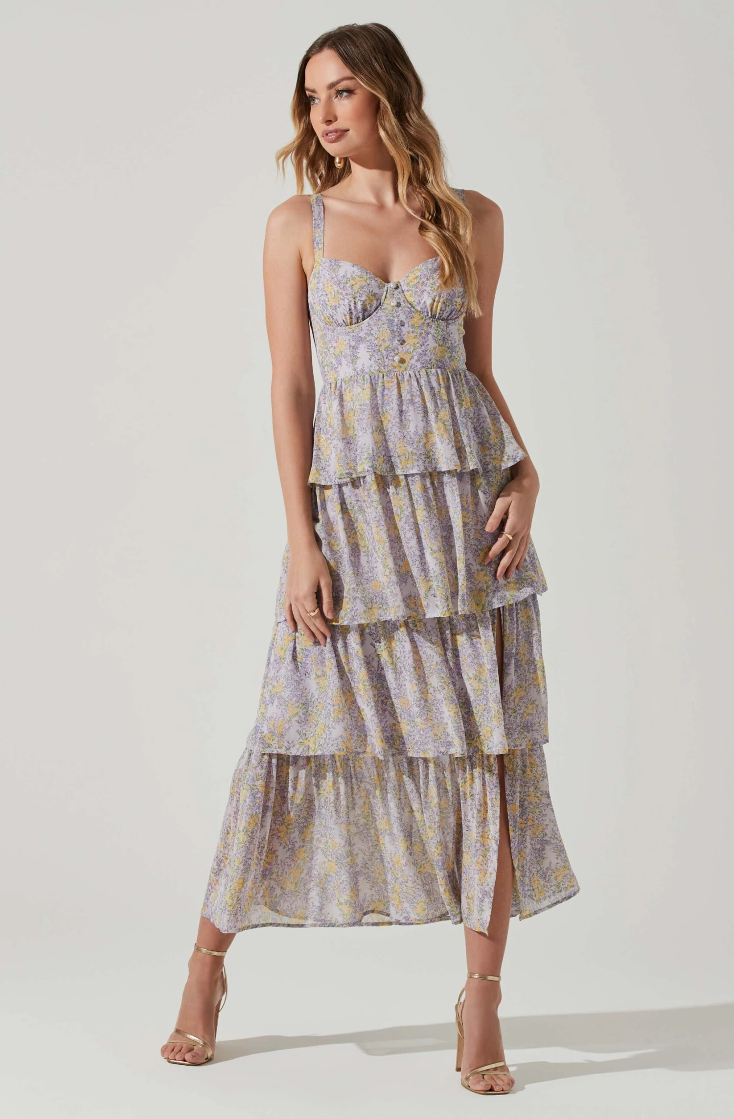 Midsummer Floral Tiered Maxi Dress 9 Midsummer Floral Tiered Maxi Dress - Image 7
