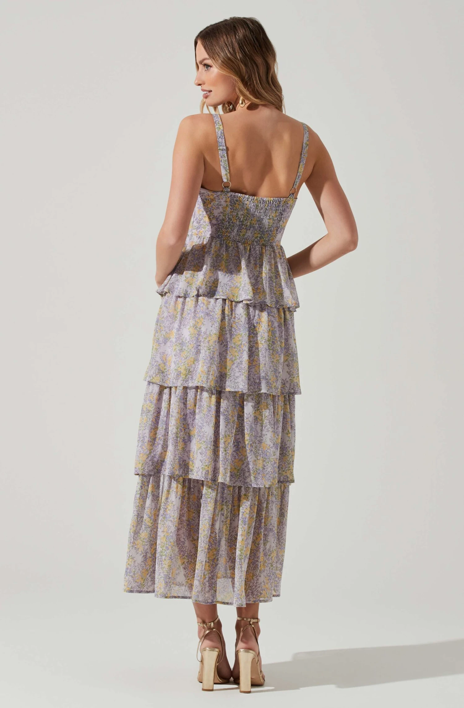 Midsummer Floral Tiered Maxi Dress 14 Midsummer Floral Tiered Maxi Dress - Image 12