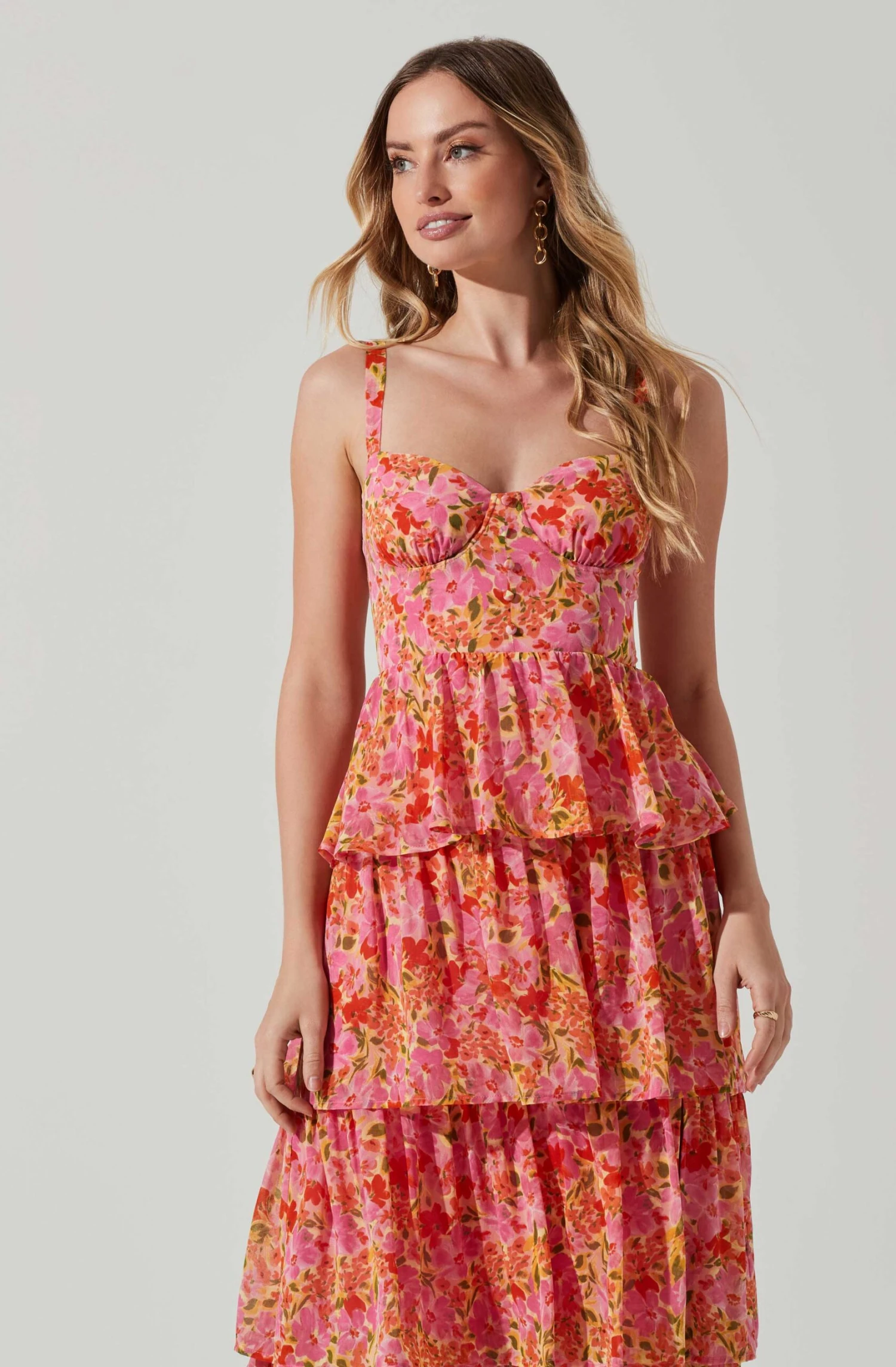 Midsummer Floral Tiered Maxi Dress 6 Midsummer Floral Tiered Maxi Dress - Image 4