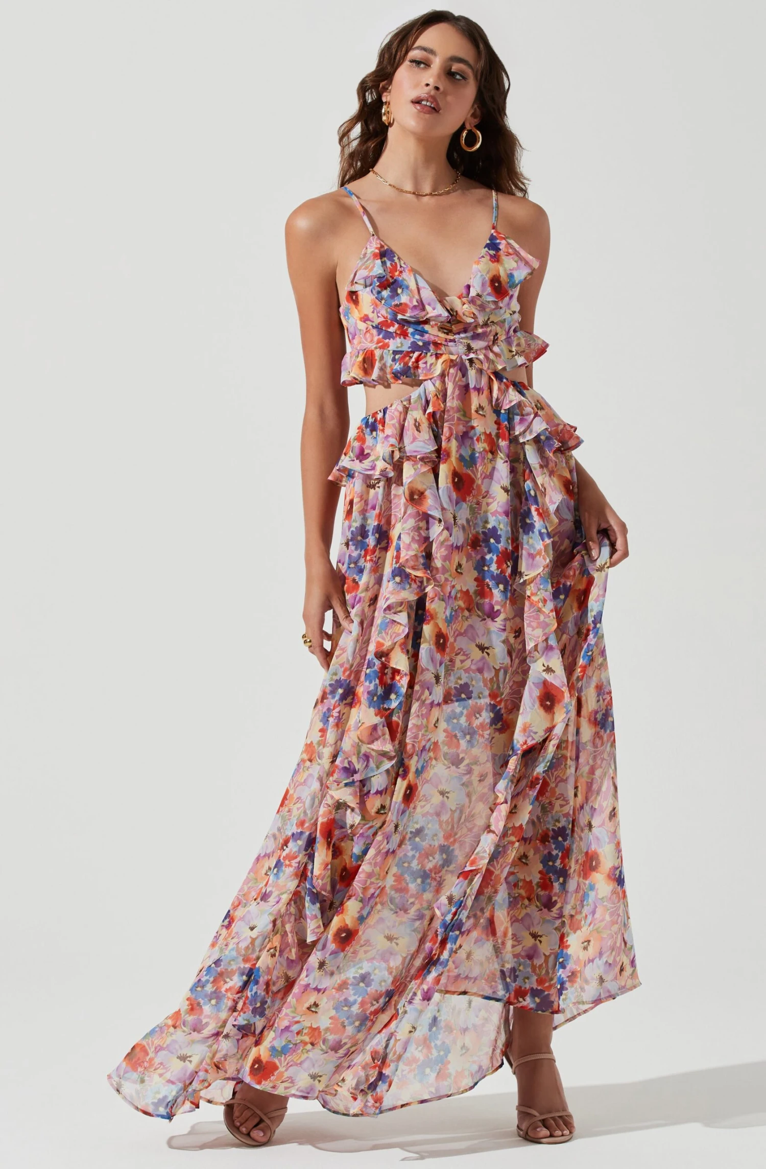 Palace Floral Cutout Maxi Dress 3 Palace Floral Cutout Maxi Dress