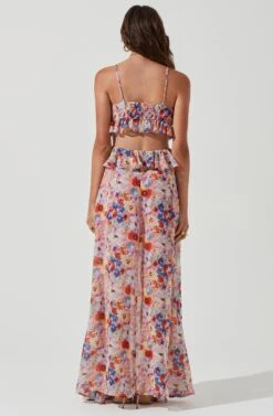 Palace Floral Cutout Maxi Dress 13 Palace Floral Cutout Maxi Dress -Astr The Label Shop ACDR101252 PURPLEMULTIFLORAL 0930