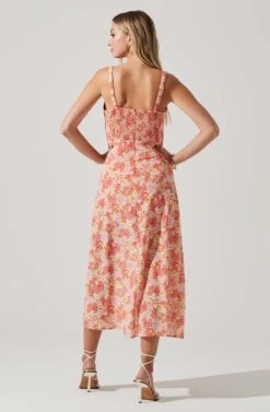 Elsie Floral Midi Dress 17 Elsie Floral Midi Dress -Astr The Label Shop ACDR101374 ORANGEFLORAL 5 624df076 a07a 4033 8440 2cd4d689da09
