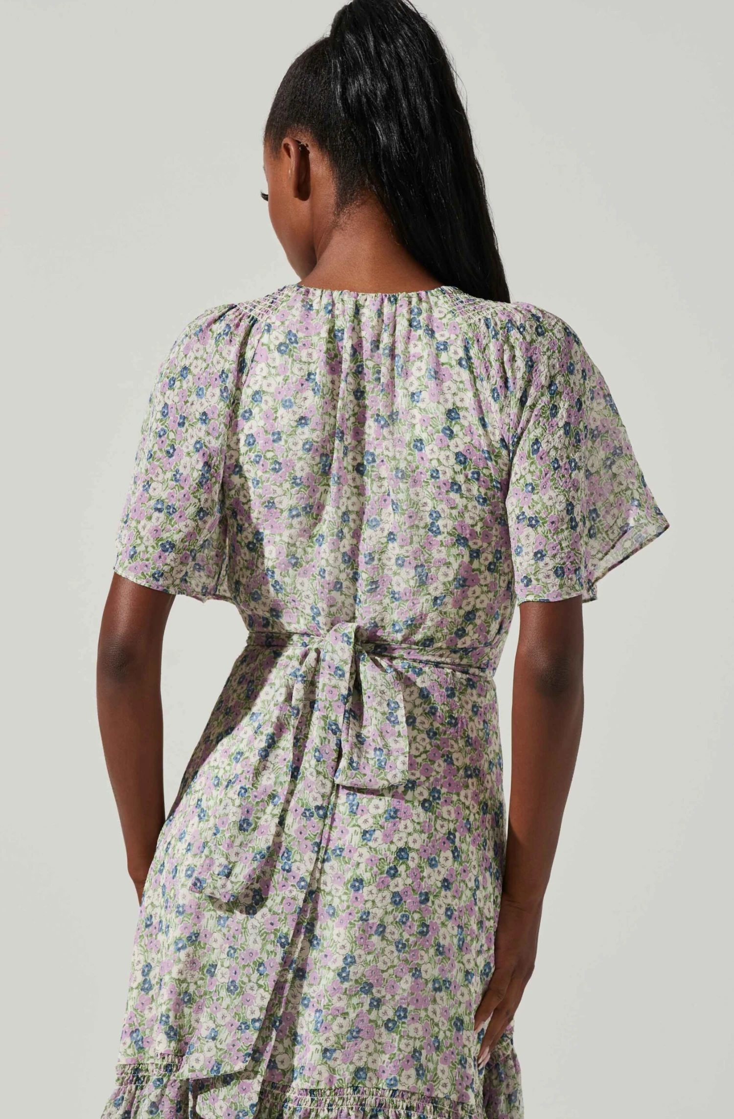Adella Floral Ruffle Midi Dress 5 Adella Floral Ruffle Midi Dress - Image 3