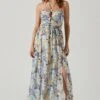 Rozina Floral Cutout Maxi Dress