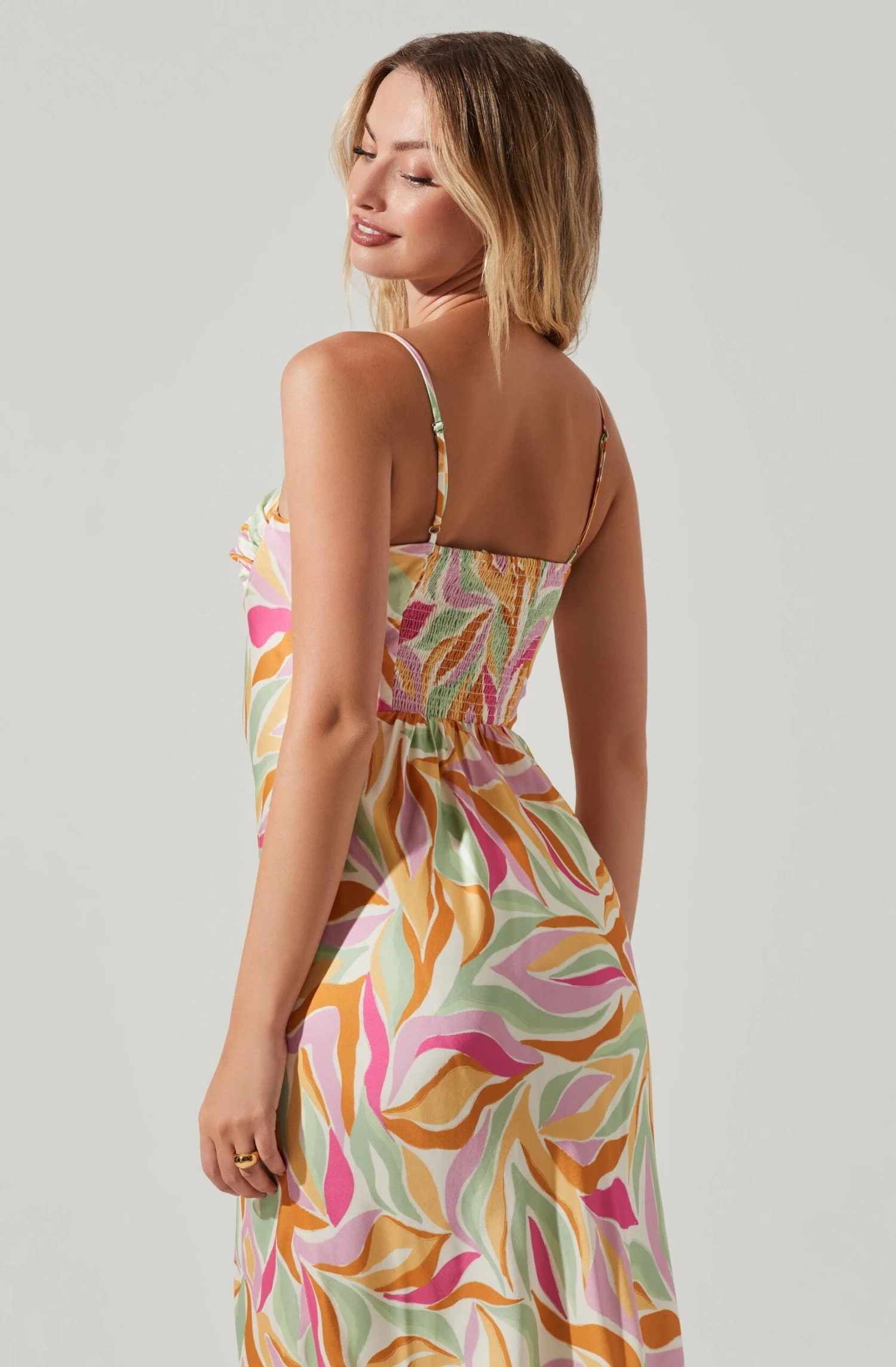 Mariela Abstract Print Midi Dress 5 Mariela Abstract Print Midi Dress - Image 3