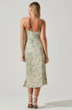 Florentina Floral Midi Dress -Astr The Label Shop ACDR101584 LIMEPINKFLORAL 6