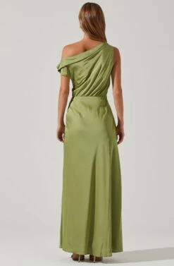 Monroe Satin Off Shoulder Maxi Dress -Astr The Label Shop ACDR101586 CRESTGREEN 4 d4d78885 8298 4c13 aae5 bf87126856e5