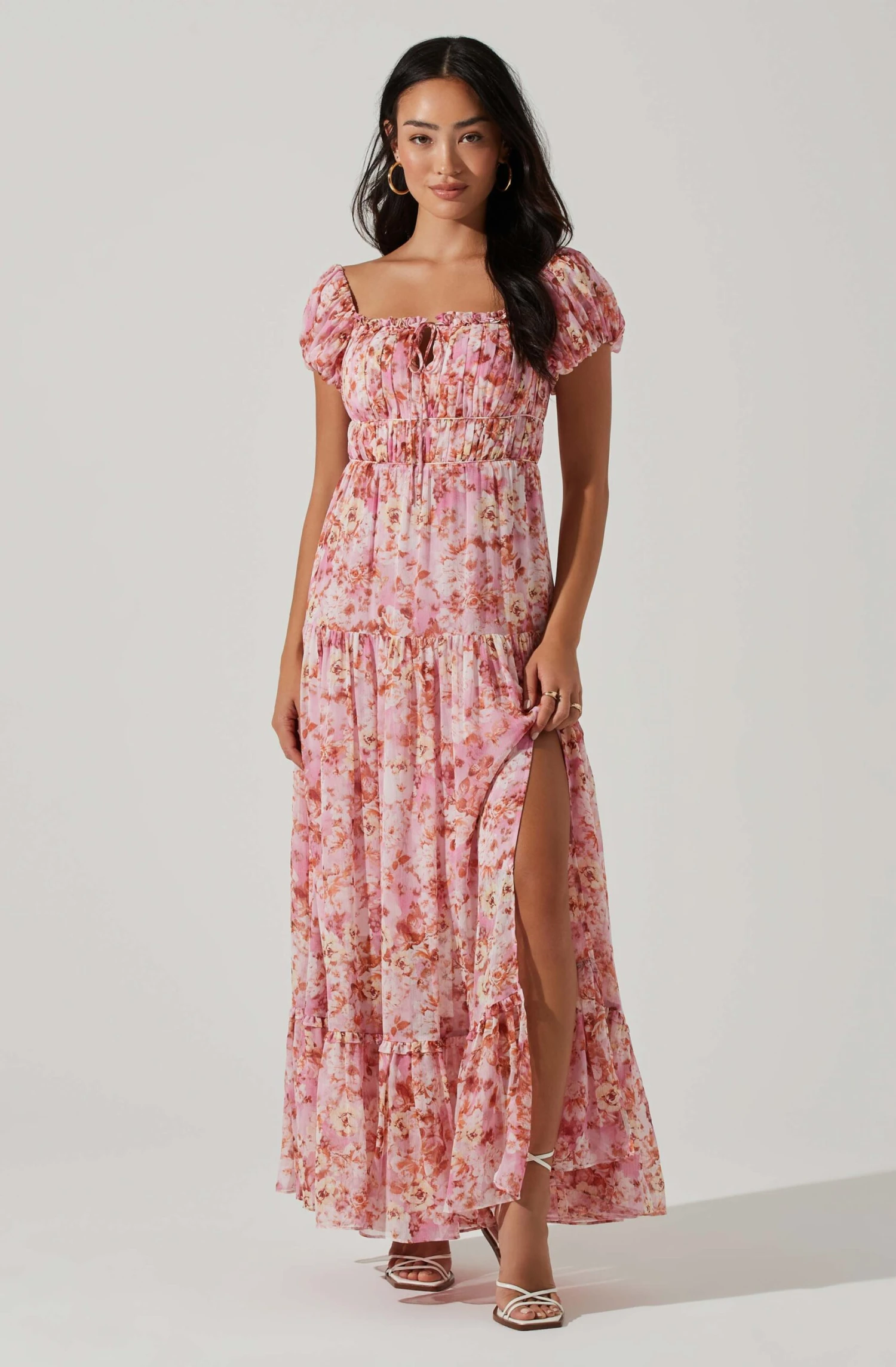Roseline Off Shoulder Floral Maxi Dress 3 Roseline Off Shoulder Floral Maxi Dress