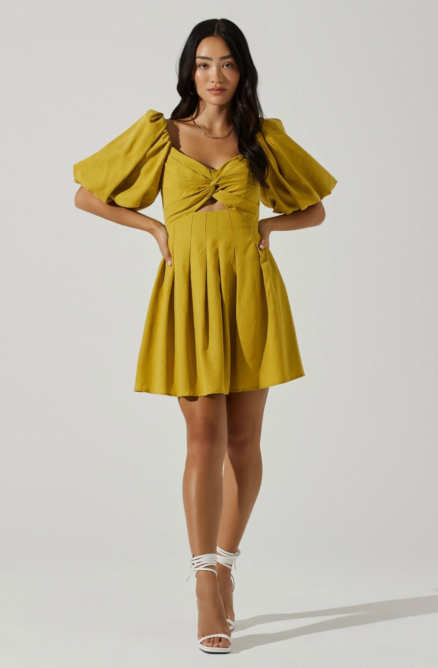 Serilda Cutout Puff Sleeve Mini Dress 7 Serilda Cutout Puff Sleeve Mini Dress - Image 5