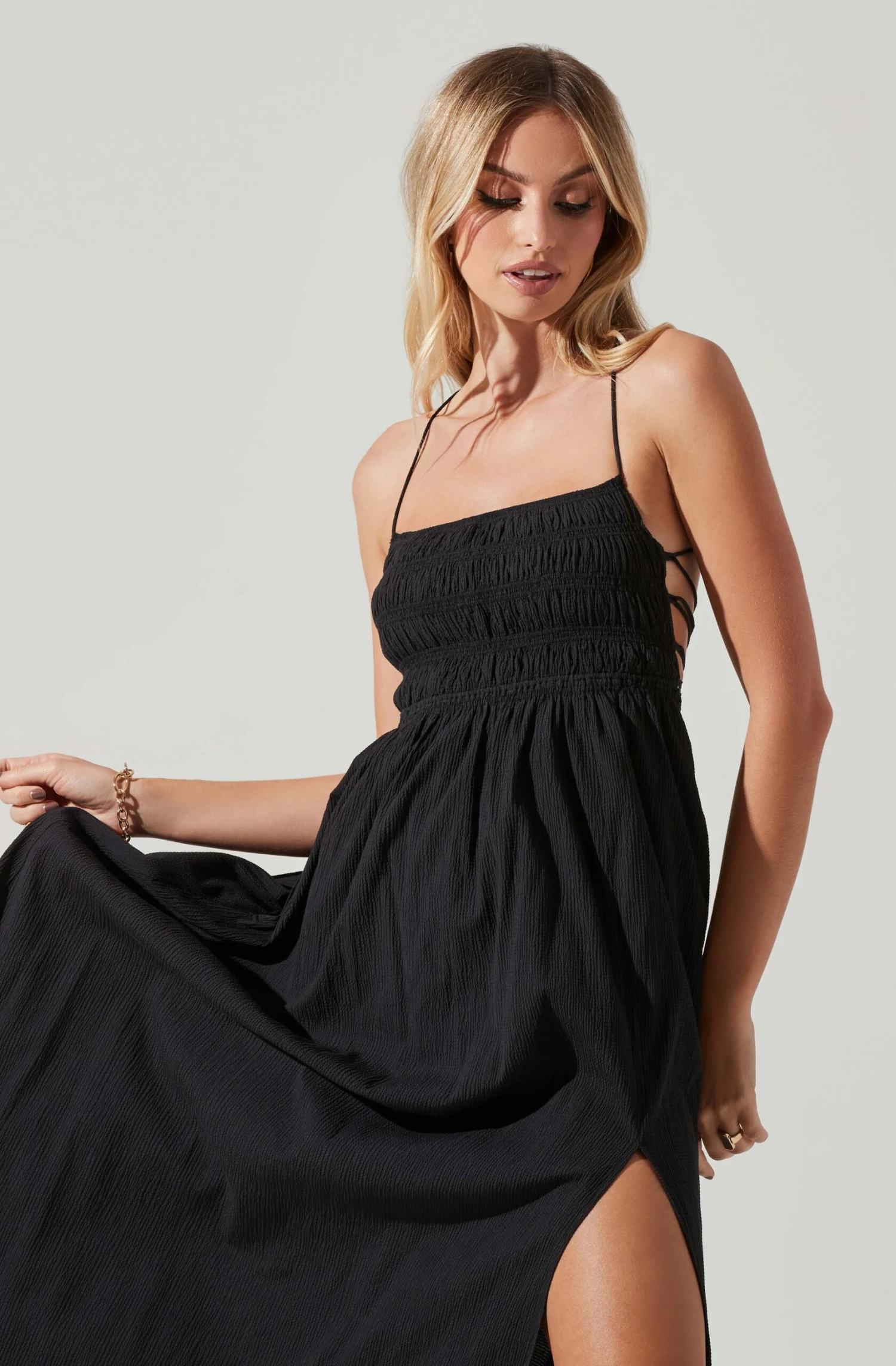 Stasia Smocked Midi Dress 5 Stasia Smocked Midi Dress - Image 3