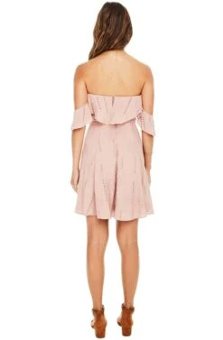 Sabina Off Shoulder Dress 18 Sabina Off Shoulder Dress -Astr The Label Shop ACDR94550 MAUVE 2A