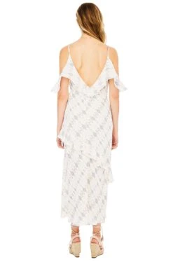 Laurel Midi Dress 7 Laurel Midi Dress -Astr The Label Shop ACDR94930 CREAM SKY MULTI 03