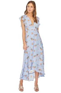 Lila Floral Dress