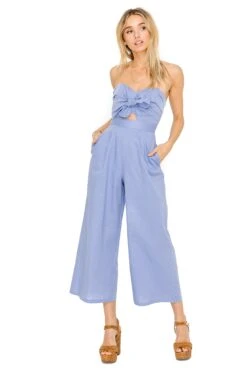 Mara Natural Linen Blend Jumpsuit -Astr The Label Shop ACP6366 PERIWINKLE 1 9598ca7b de6d 4942 9232 89fe3dd0f367