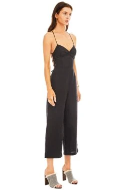 Leighton Jumpsuit -Astr The Label Shop ACP6442 BLACK 02