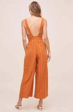 Baseline Jumpsuit 13 Baseline Jumpsuit -Astr The Label Shop ACP7023 PAPAYA STRIPE 5 e87ddaee 62fc 41ff a97a 4292c6ddd591