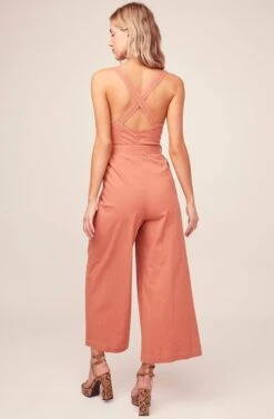 Warwick Jumpsuit -Astr The Label Shop ACP7062 CLAY 3A eec6ca8a 33da 42a1 afeb a78c24e4b8ea