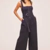Warwick Jumpsuit -Astr The Label Shop ACP7062 NAVY 1A