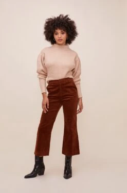 Jasper Wide Leg Pant -Astr The Label Shop ACP7087 MAPLE 3